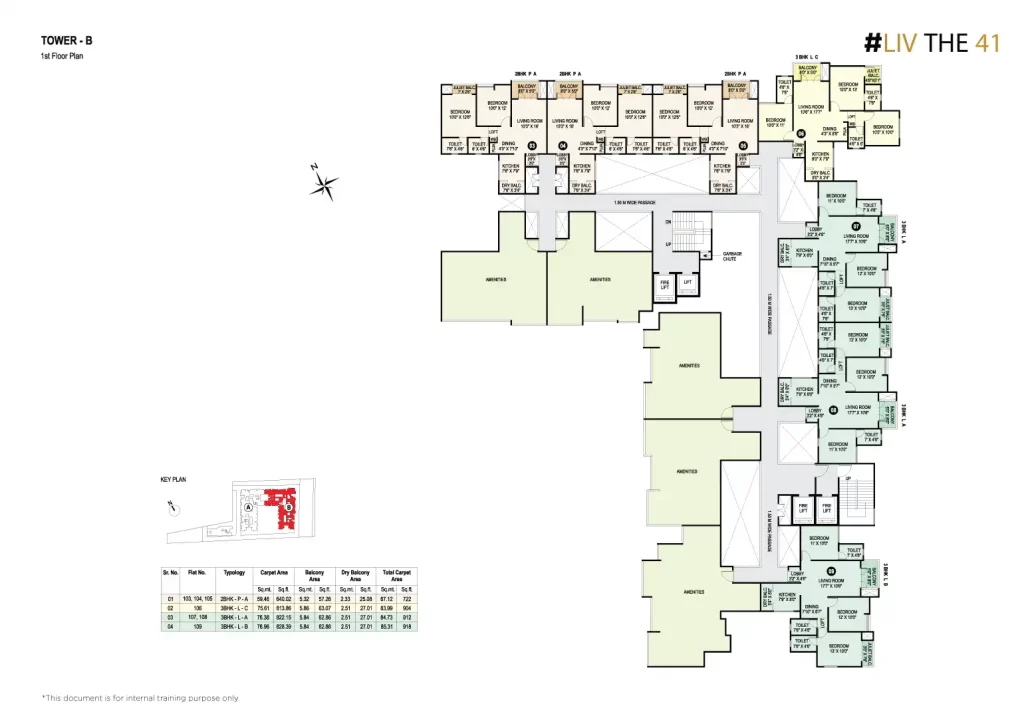 Krisala 41 Zillenia Punawale Floor Plan 1